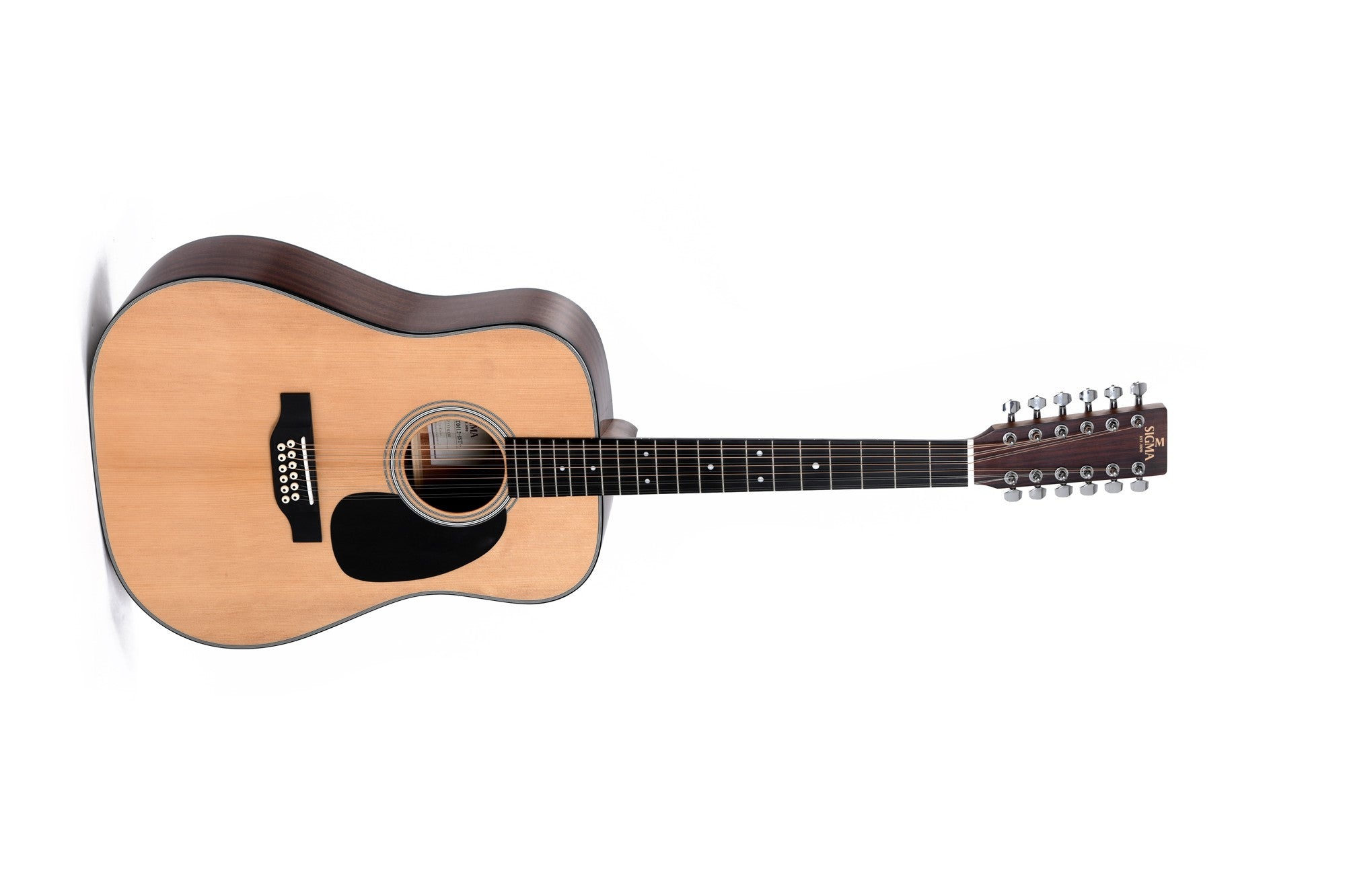 Sigma Guitars 1 Series 12-String Dreadnought Acoustic Guitar, Natural DM12-1