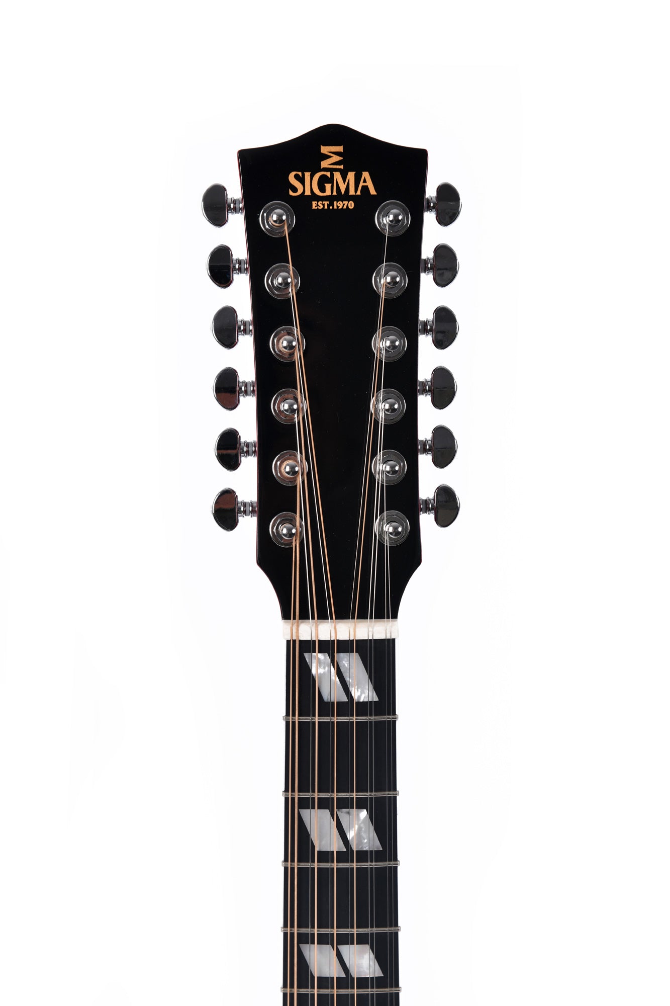 Sigma Guitars 12-String Dreadnought Acoustic Guitar With Case, Vintage Cherry Sunburst DM12-SG5