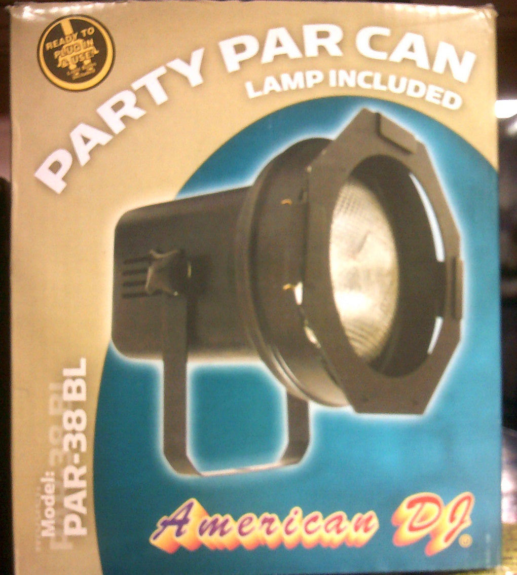 American DJ Party Par Can PAR-38 BL