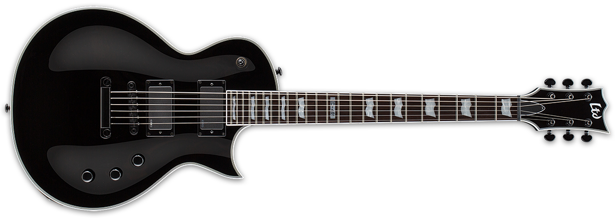 ESP LTD LEC401BLK EC 401 Black Electric Guitar with EMG