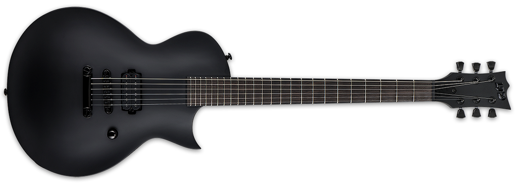 ESP LTD EC BLACK METAL ELECTRIC GUITAR BLACK SATIN — L.A. Music