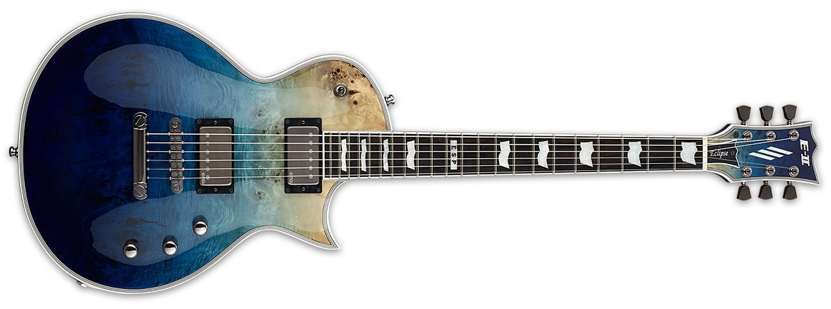 ESP E-II Eclipse Guitar MADE IN JAPAN EII Blue Natural Fade EIIECBMBLU