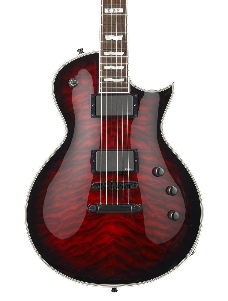 ESP EII Eclipse QM Electric Guitar See-Thru Black Cherry Sunburst EIIECQMSTBCSB