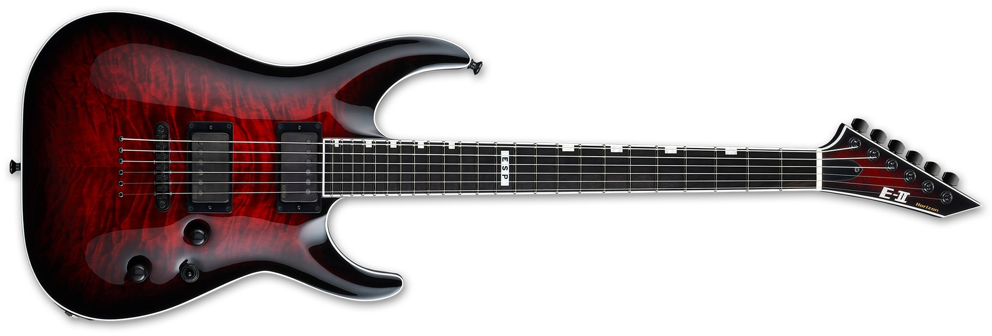 ESP E-II HORIZON NT-II MADE IN JAPAN EII See Thru Black Cherry Sunburst EIIHORNTIISTBCSB