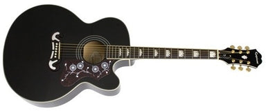 Epiphone EJ 200 Cutaway Electric Acoustic Guitar Ebony EJ200CEEBGH - L.A. Music - Canada's Favourite Music Store!