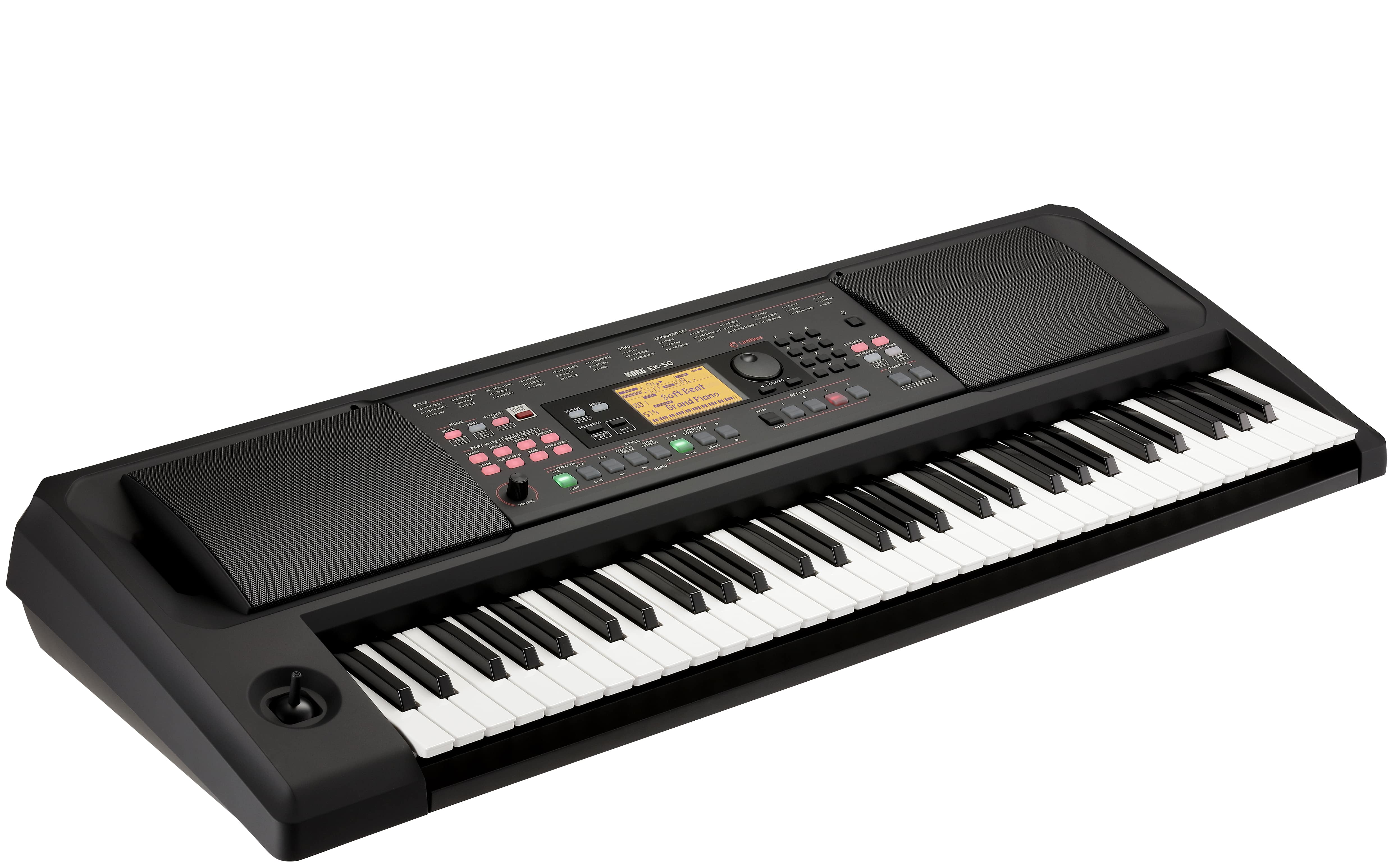 Korg 61-Key Entertainer Keyboard Great Sound Light And Portable EK50L