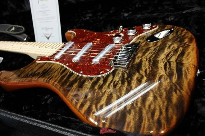 Fender Custom Shop Quilt Maple Top Artisan Stratocaster, Maple Fingerboard, Tigereye 1510132152 - L.A. Music - Canada's Favourite Music Store!