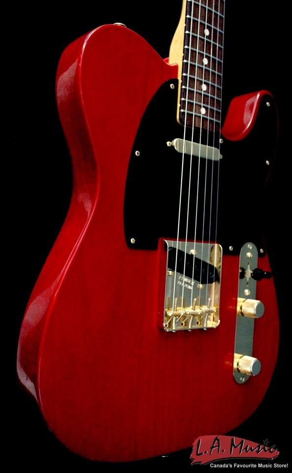 Fender Custom Shop #346 Master Built Yuriy Shishkov Feather Light Telecaster Closet Classic Crimson Trans 9216007160 - L.A. Music - Canada's Favourite Music Store!