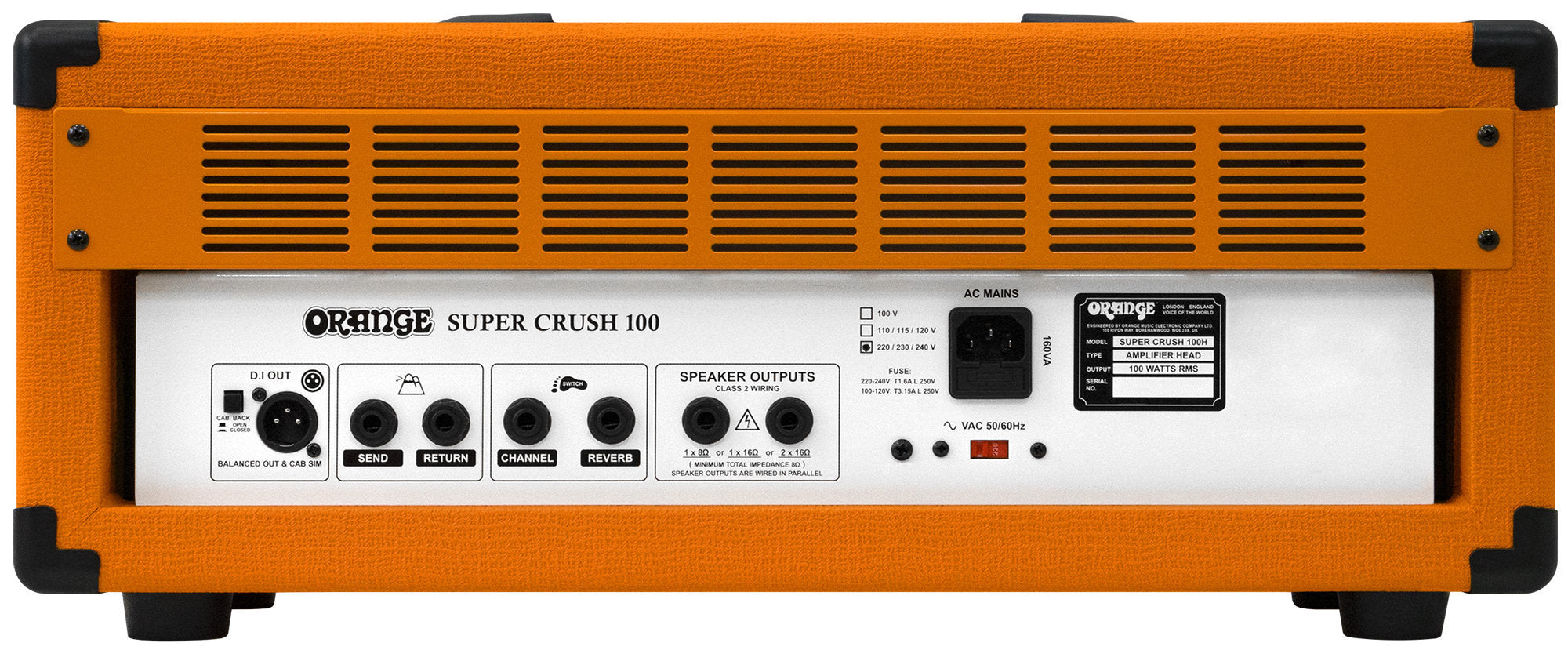 Orange Super Crush 100 Guitar Amp Head — L.A. Music