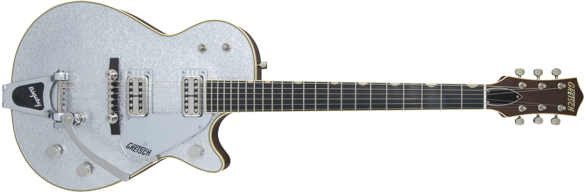 Gretsch G6129T-59 Vintage Select Silver Jet with Case — L.A. Music