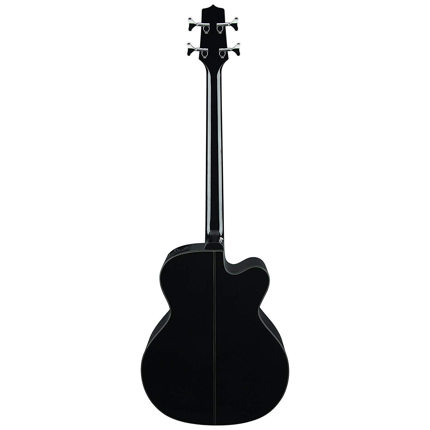 Takamine 4-String Acoustic-Electric Bass Guitar Left-Handed Acoustic Bass, Black GB30CELH-BLK