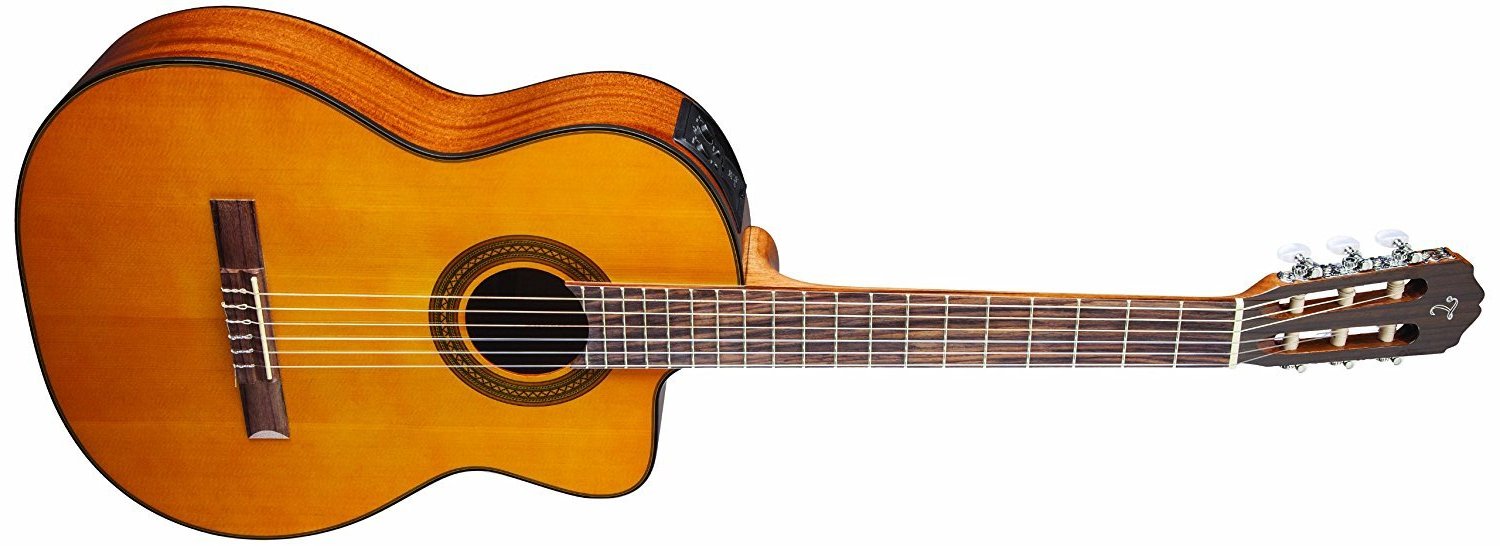 Takamine NAT Classical Acoustic-Electric Guitar, Natural GC1CE-NAT