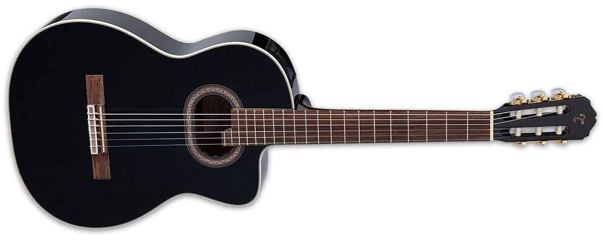 Takamine G-Series Classical Acoustic Guitar Black GC6CE-BLK — L.A. Music