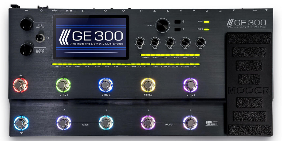 best multi effect pedal under 300 Mooer GE300 Multi Effects Processor — L.A. Music
