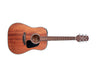 Takamine Dreadnought Acoustic Mahogany Body Acoustic / Electric Guitar, Natural Satin GLD11E-NS
