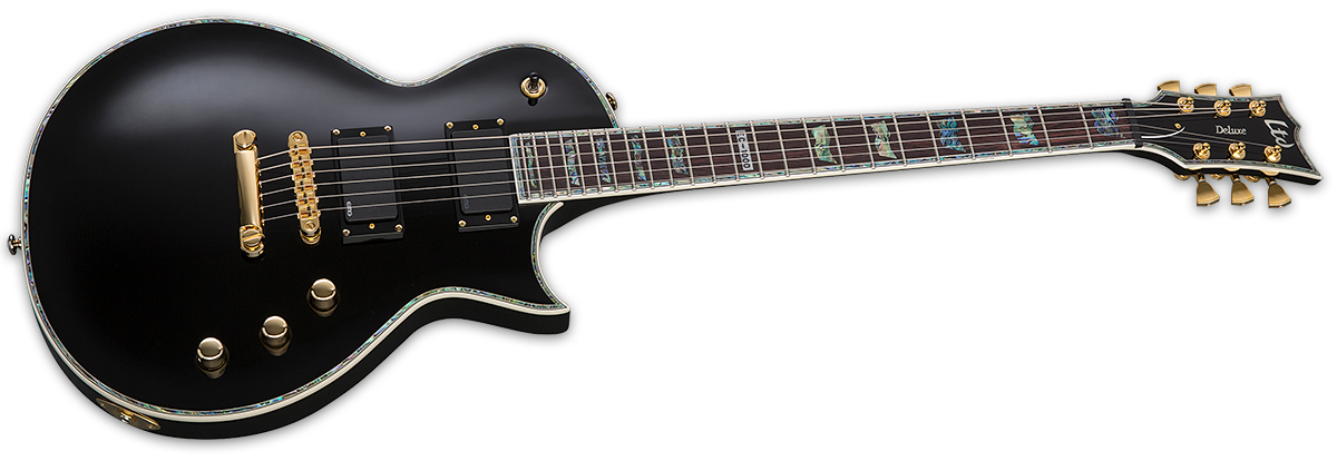 ESP LTD LEC1000BLK EC-1000 EC1000 Black Electric Guitar With EMG