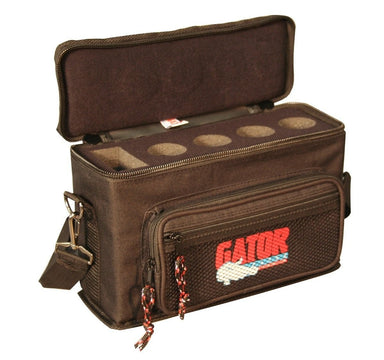 Gator The GM-4 is the perfect carrying Case featuring 4 padded microphone drops and a slot for a belt pack GM-4 - L.A. Music - Canada's Favourite Music Store!