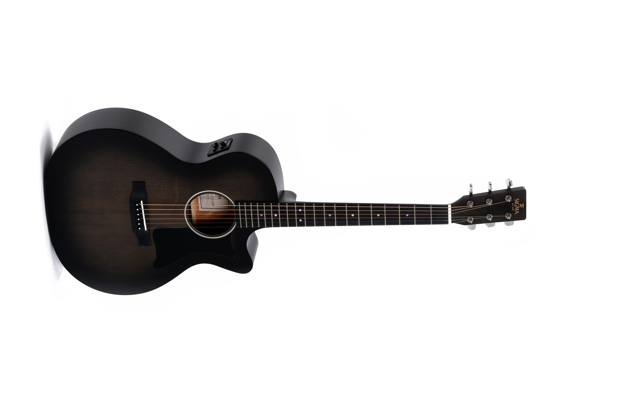 Sigma Guitars Electric Acoustic, Blackburst Guitar GMC-STE-BKB+