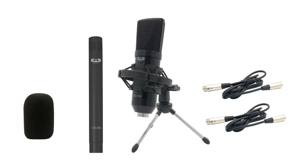 CAD Studio Pack - Side Address Studio Condenser Mic & Small Diaphragm Condenser Mic GXL1800SP