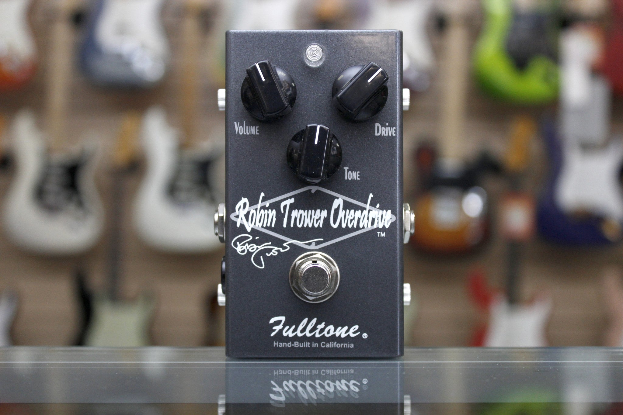 robin trower pedals Fulltone Custom Shop Robin Trower Overdrive Guitar Effects Pedal Gray