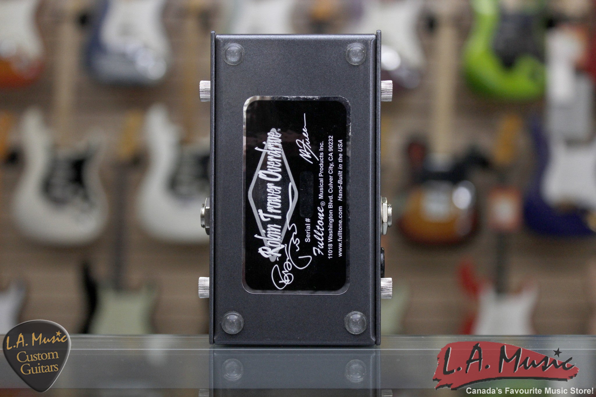 Fulltone Custom Shop Robin Trower Overdrive Guitar Effects Pedal Gray - L.A. Music - Canada's Favourite Music Store!
