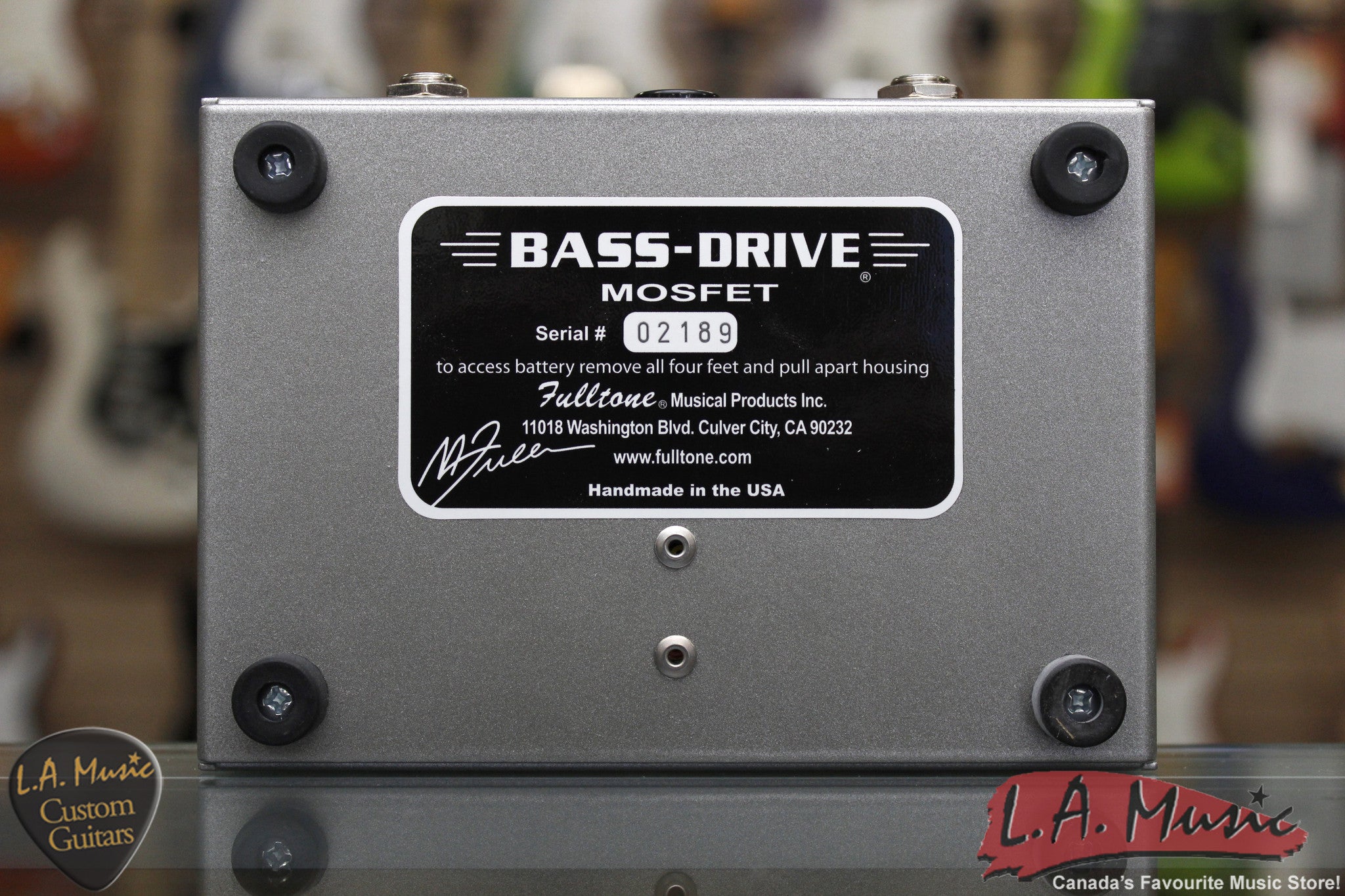 fulltone bass drive pedal Fulltone Bass-Drive Mosfet Overdrive Bass Effects Pedal