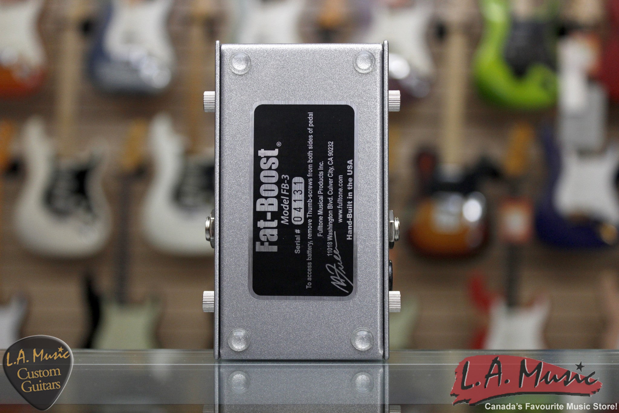 Fulltone FatBoost 3 FB-3 Guitar Effects Pedal  Silver - L.A. Music - Canada's Favourite Music Store!