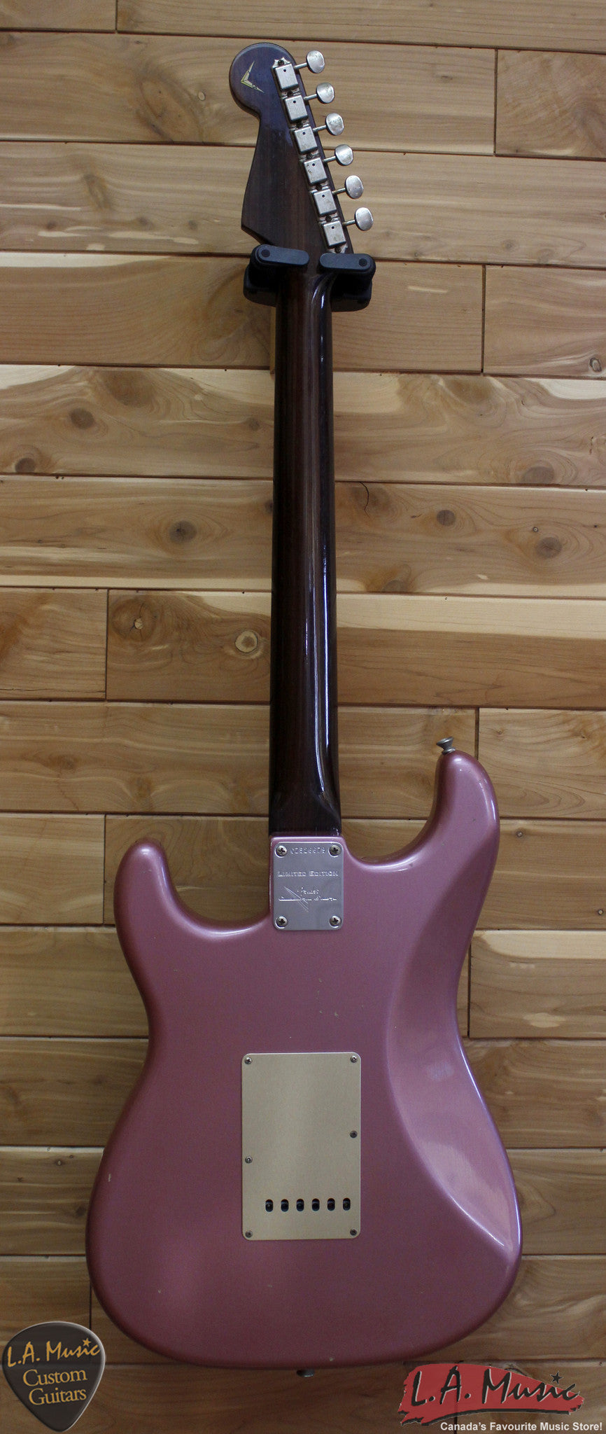 Fender Custom Shop Limited Edition 1950's Stratocaster Rosewood Neck Journeyman Burgandy Mist Metallic 9235500866 - L.A. Music - Canada's Favourite Music Store!
