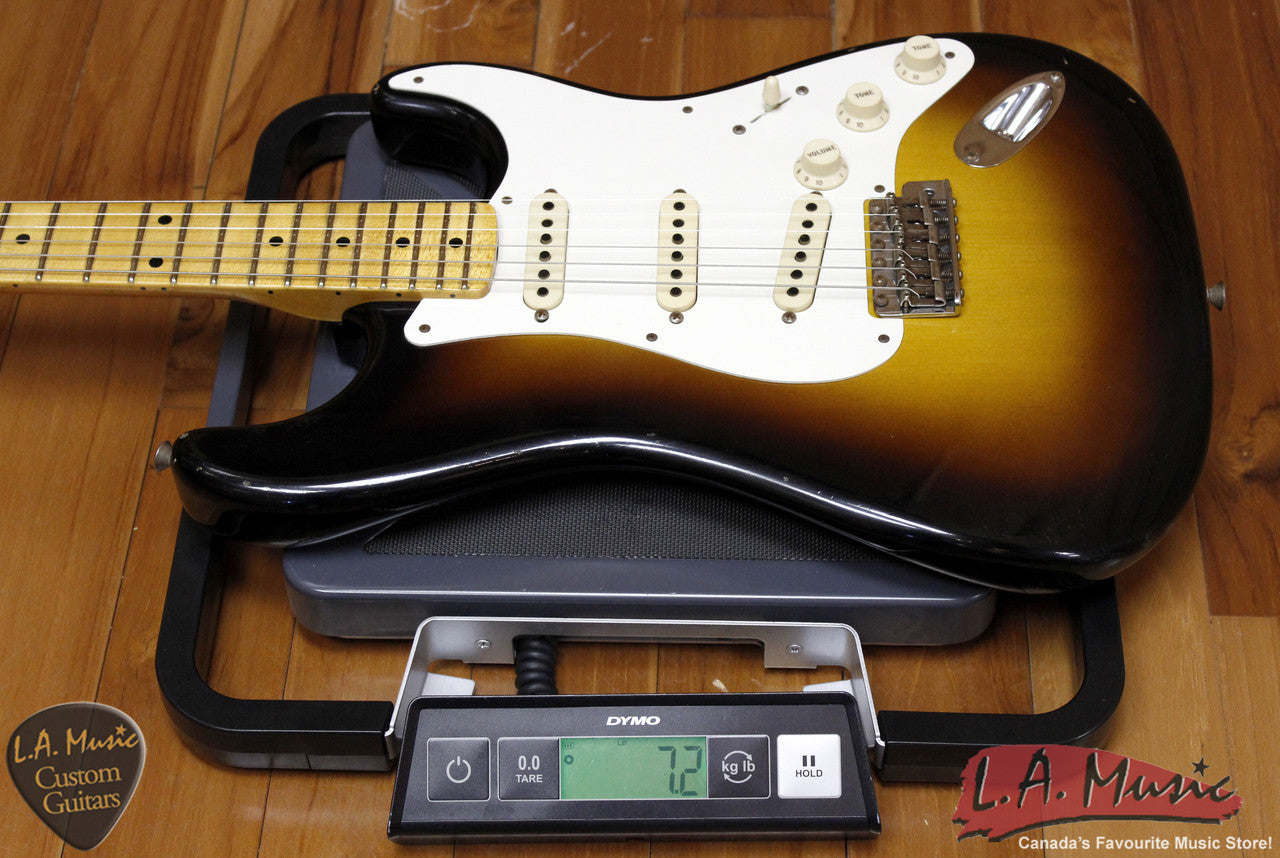 Fender Custom Shop 1957 Stratocaster Journeyman Relic Maple Neck 2-Tone Sunburst - 9230010803 - Serial Number - R83397 - L.A. Music - Canada's Favourite Music Store!
