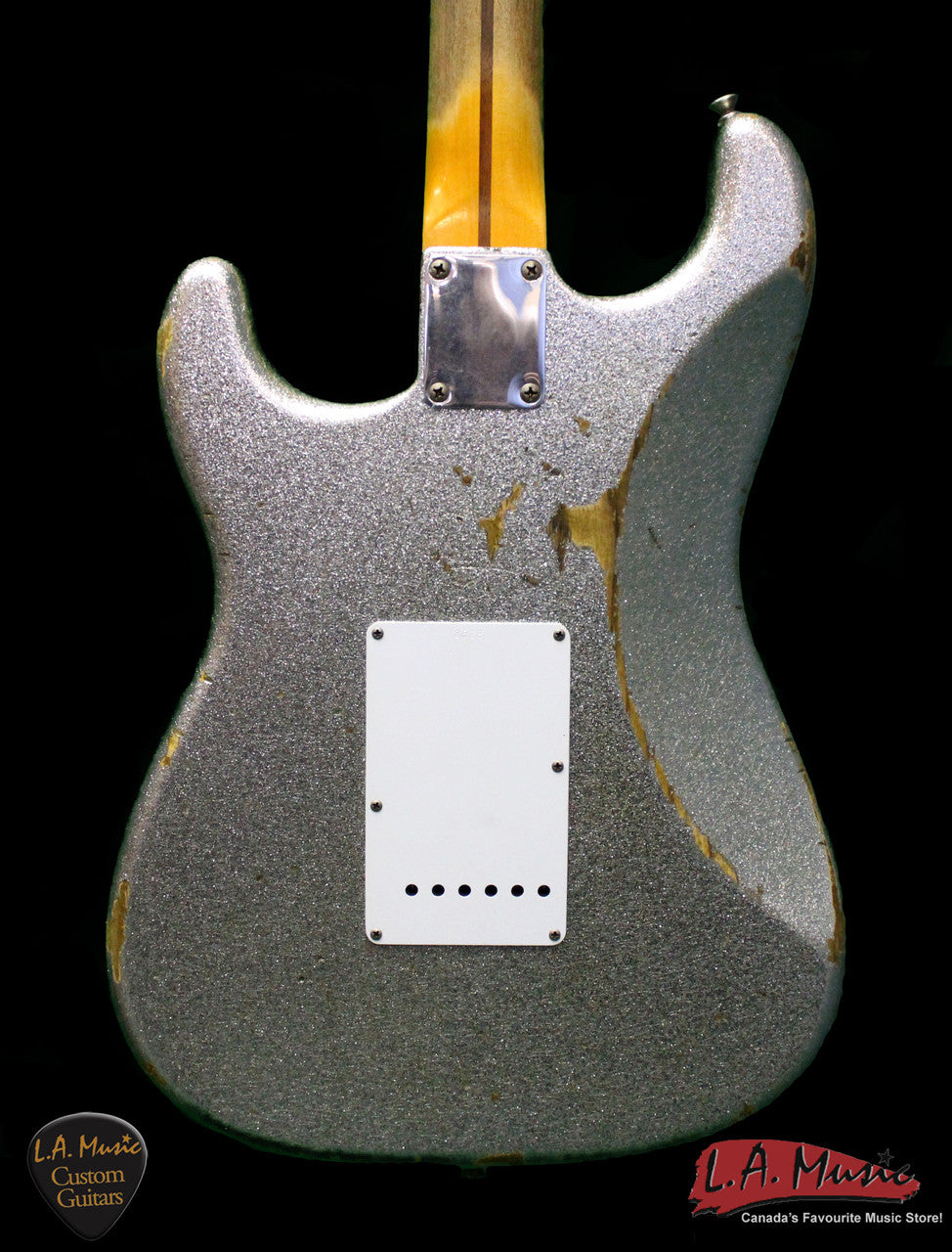 Fender Custom Shop 1954 Heavy Relic Stratocaster Sliver Sparkle 9230054817 - Serial Number - XN2518 - L.A. Music - Canada's Favourite Music Store!