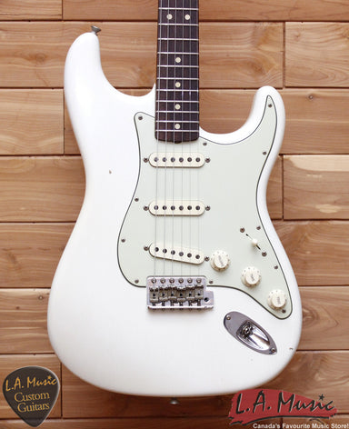 Fender Custom Shop 1963 Stratocaster Journeyman Relic Aged Olympic White 9230020805 SN - R84284 - L.A. Music - Canada's Favourite Music Store!