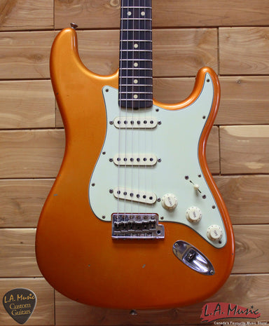Fender Custom Shop 1963 Stratoaster Journeyman Relic Rosewood Faded Candy Tangerine - 9230020882 - Serial Number - R82000 - L.A. Music - Canada's Favourite Music Store!