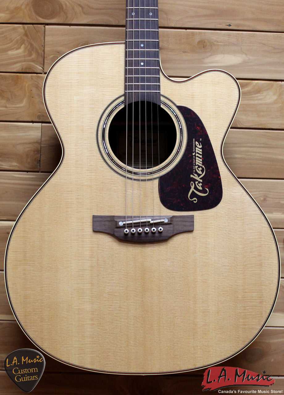 Takamine Pro Series 5 P5JC Jumbo Body Acoustic Electric Guitar with Case, Natural