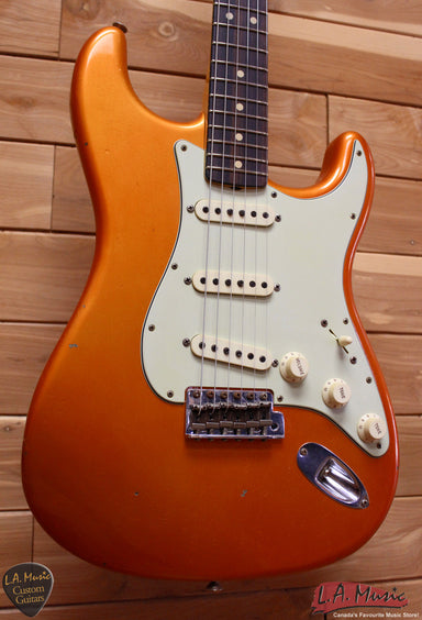 Fender Custom Shop 1963 Stratoaster Journeyman Relic Rosewood Faded Candy Tangerine - 9230020882 - Serial Number - R82000 - L.A. Music - Canada's Favourite Music Store!
