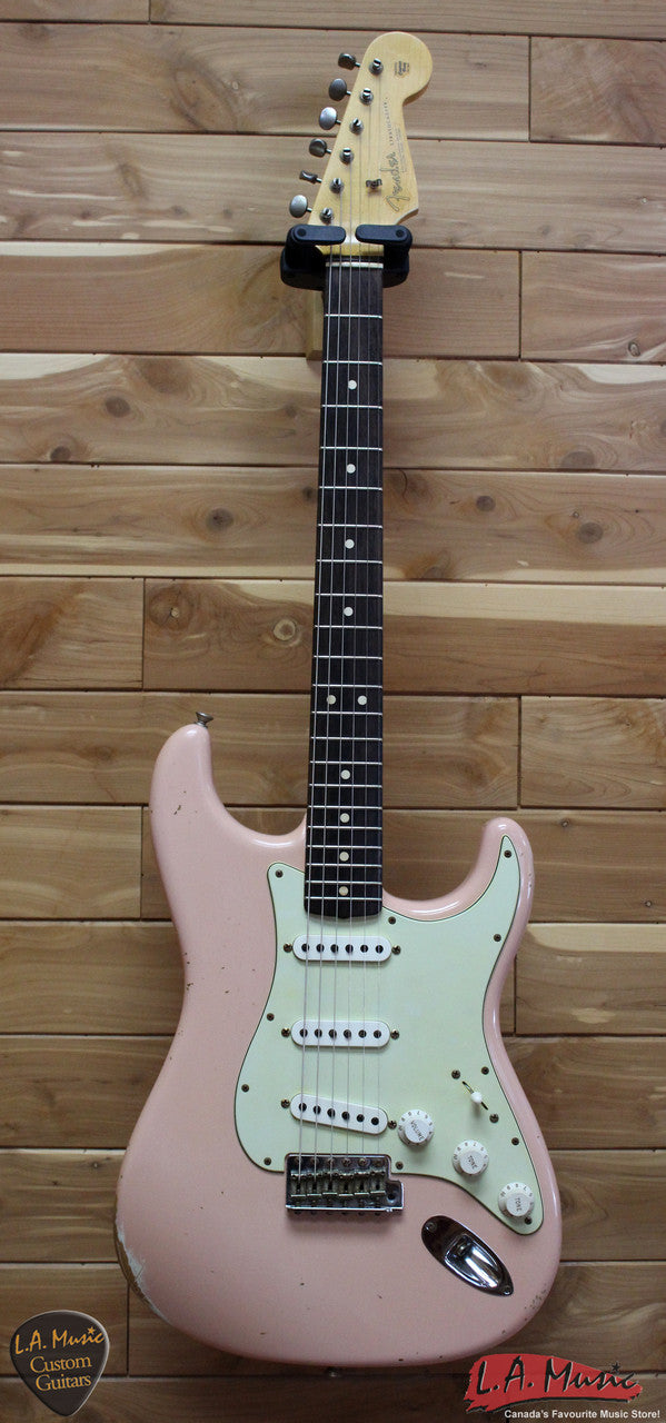 Fender Custom Shop '63 Stratocaster - Faded Shell Pink 9239991856 - L.A. Music - Canada's Favourite Music Store!