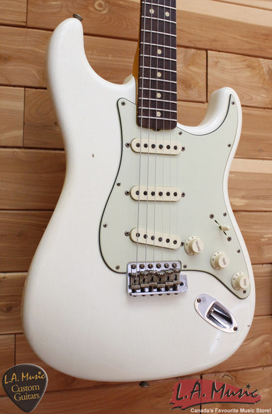 Fender Custom Shop 1963 Stratocaster Journeyman Relic Aged Olympic White 9230020805 SN - R84284 - L.A. Music - Canada's Favourite Music Store!