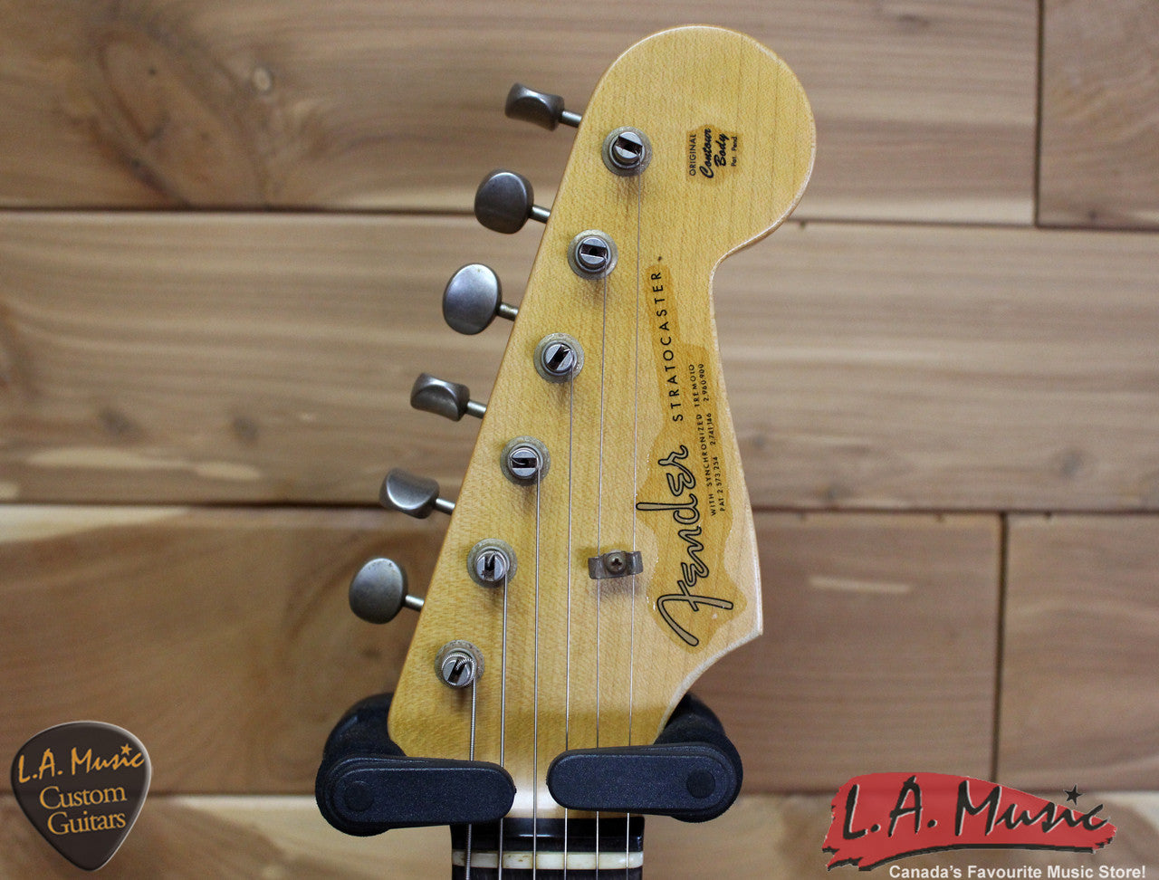 Fender Custom Shop '63 Stratocaster - Faded Shell Pink 9239991856 - L.A. Music - Canada's Favourite Music Store!