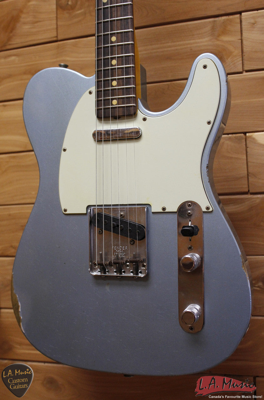 Fender Custom Shop 1963 Telecaster Relic Blue Ice Metallic - 1550630883 - Serial Number - R83901 - L.A. Music - Canada's Favourite Music Store!