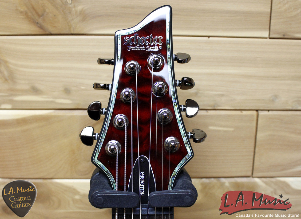 Schecter Hellraiser Series C-8-HR-BCH Black Cherry 8 Str Guitar with EMG 808 Pickups