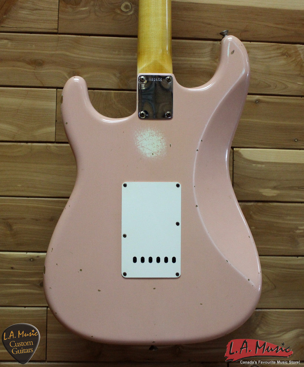 Fender Custom Shop '63 Stratocaster - Faded Shell Pink 9239991856 - L.A. Music - Canada's Favourite Music Store!