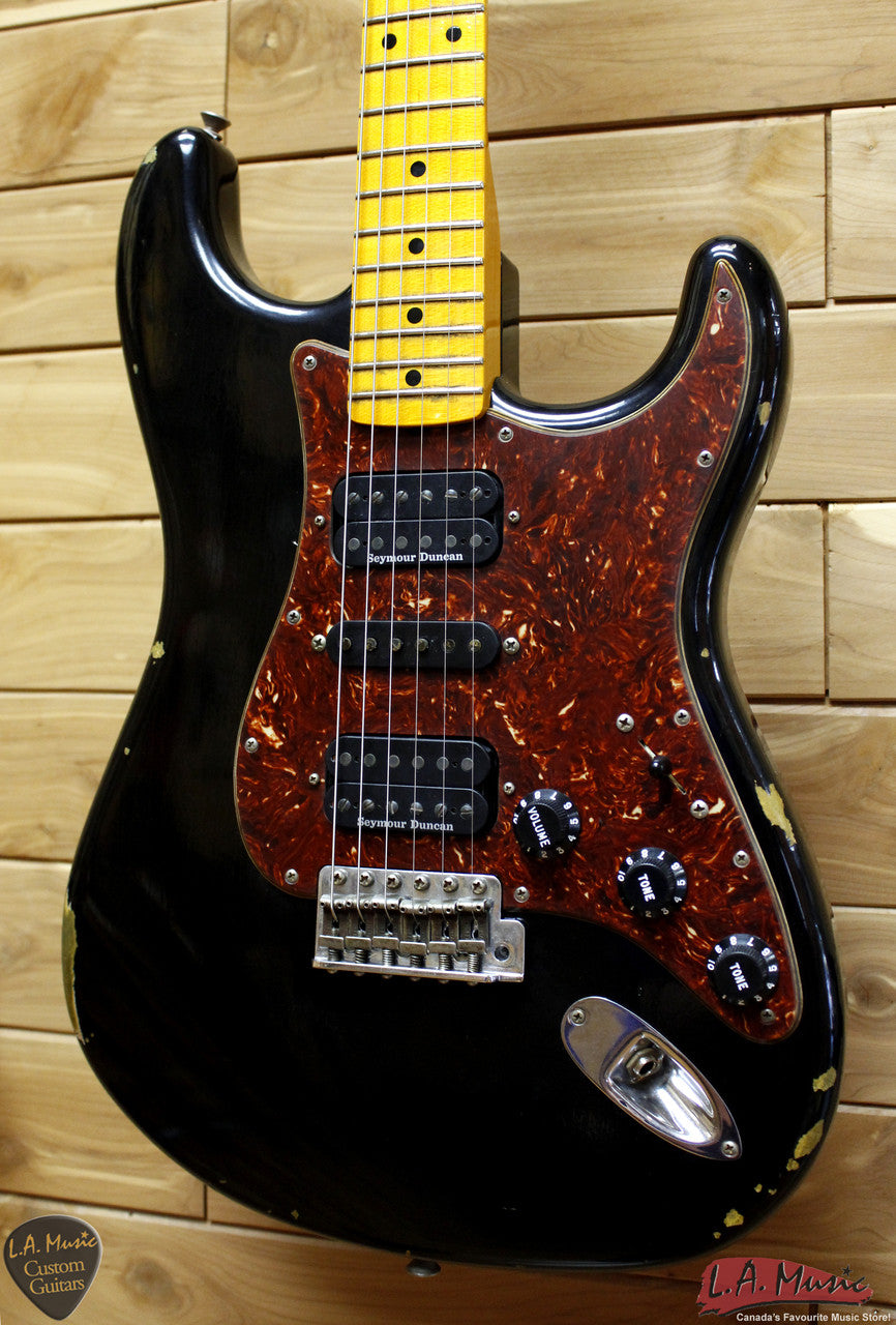 Fender Custom Shop Custom Strat REL HSH MN - AG BLK 9231006863 - L.A. Music - Canada's Favourite Music Store!