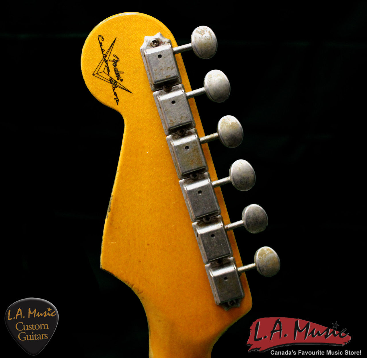 Fender Custom Shop L-Series 1964 Stratocaster Super Heavy Relic Vintage White Rosewood 9231990841 - L.A. Music - Canada's Favourite Music Store!