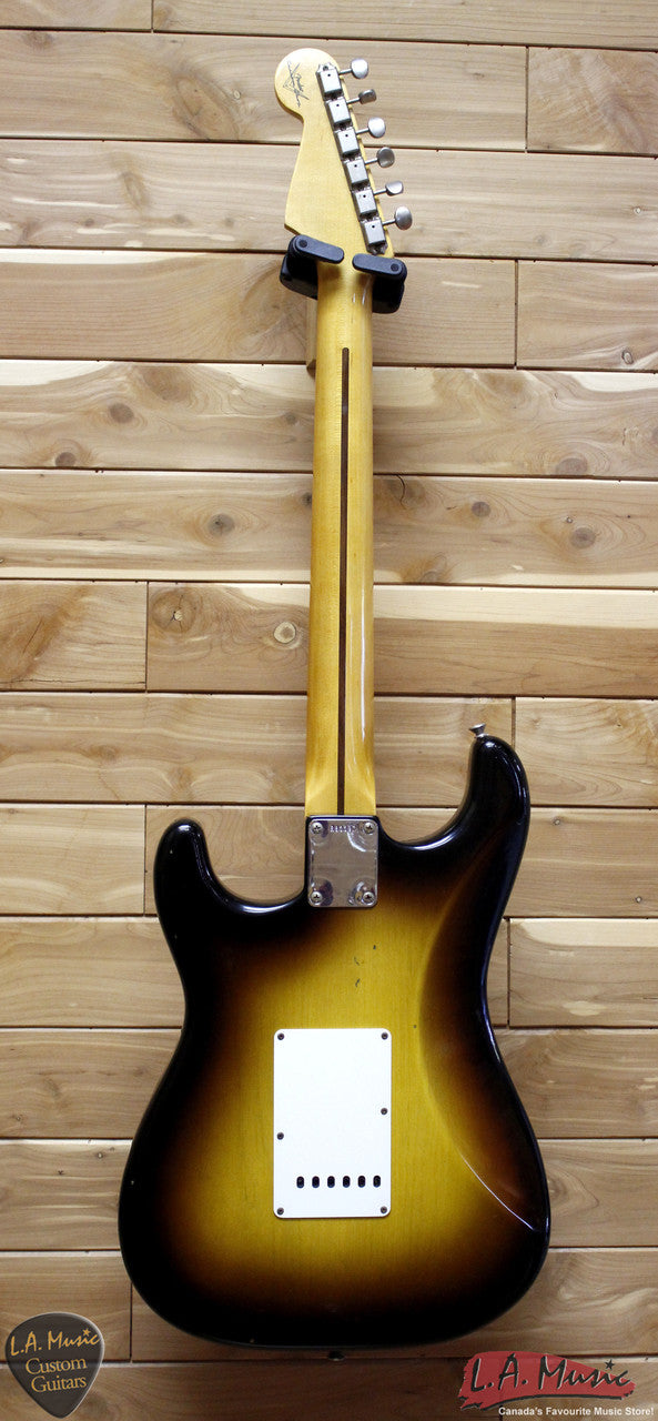 Fender Custom Shop 1957 Stratocaster Journeyman Relic Maple Neck 2-Tone Sunburst - 9230010803 - Serial Number - R83397 - L.A. Music - Canada's Favourite Music Store!