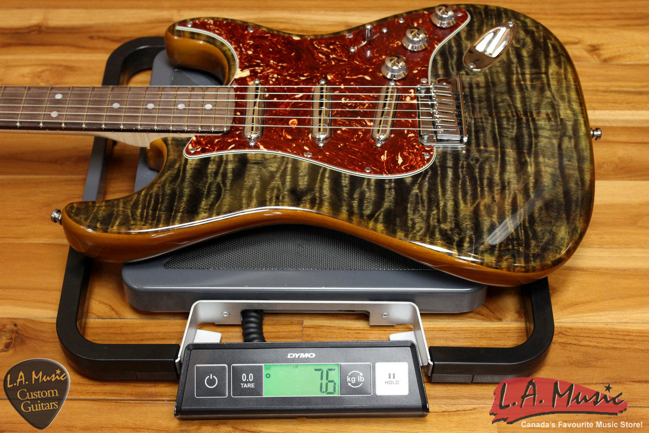 Fender Custom Shop Spalted Maple Top Artisan Stratocaster'', Rosewood Fingerboard, Buckeye Finish 1510110151 - L.A. Music - Canada's Favourite Music Store!