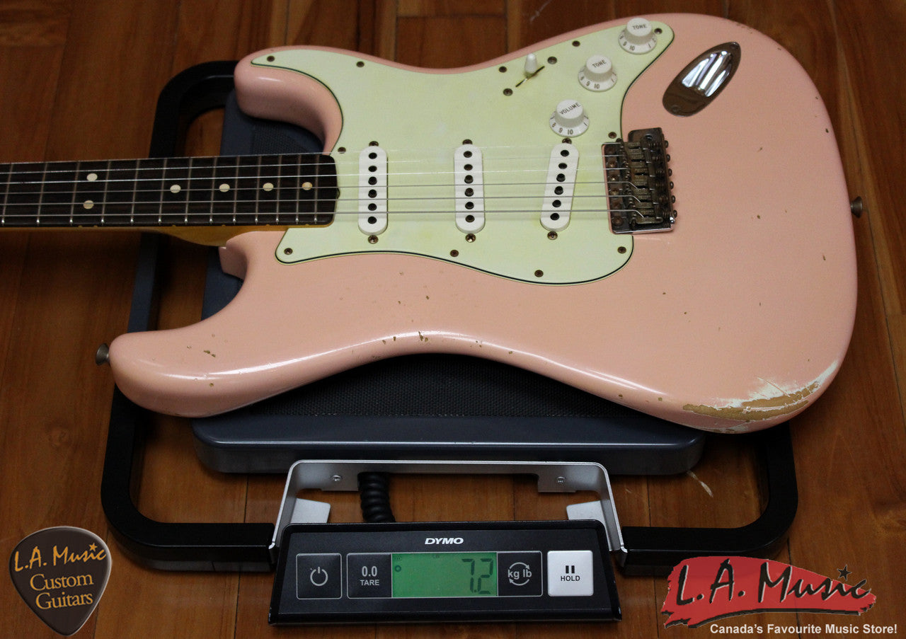 Fender Custom Shop '63 Stratocaster - Faded Shell Pink 9239991856 - L.A. Music - Canada's Favourite Music Store!