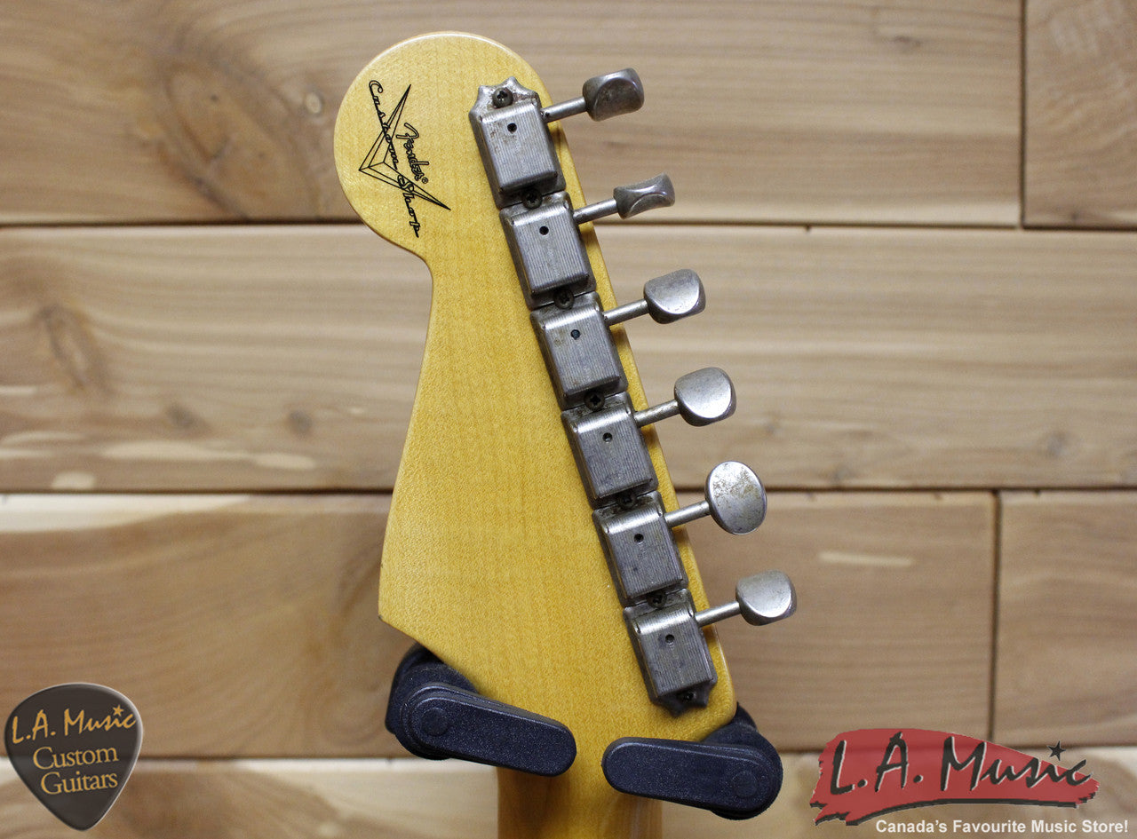 Fender Custom Shop 1957 Stratocaster Journeyman Relic Maple Neck Faded Seafoam - 9230010849 - Serial Number - R83185 - L.A. Music - Canada's Favourite Music Store!