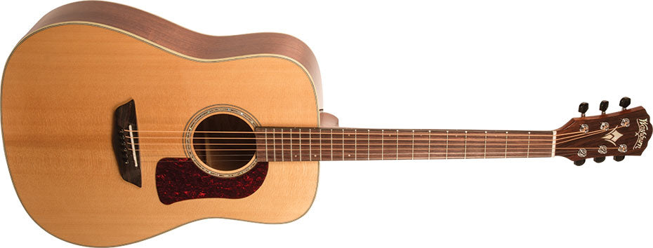 Washburn Heritage Series Solid Wood Spruce Acoustic Electric Guitar w/Hardshell Case HD100SWEK