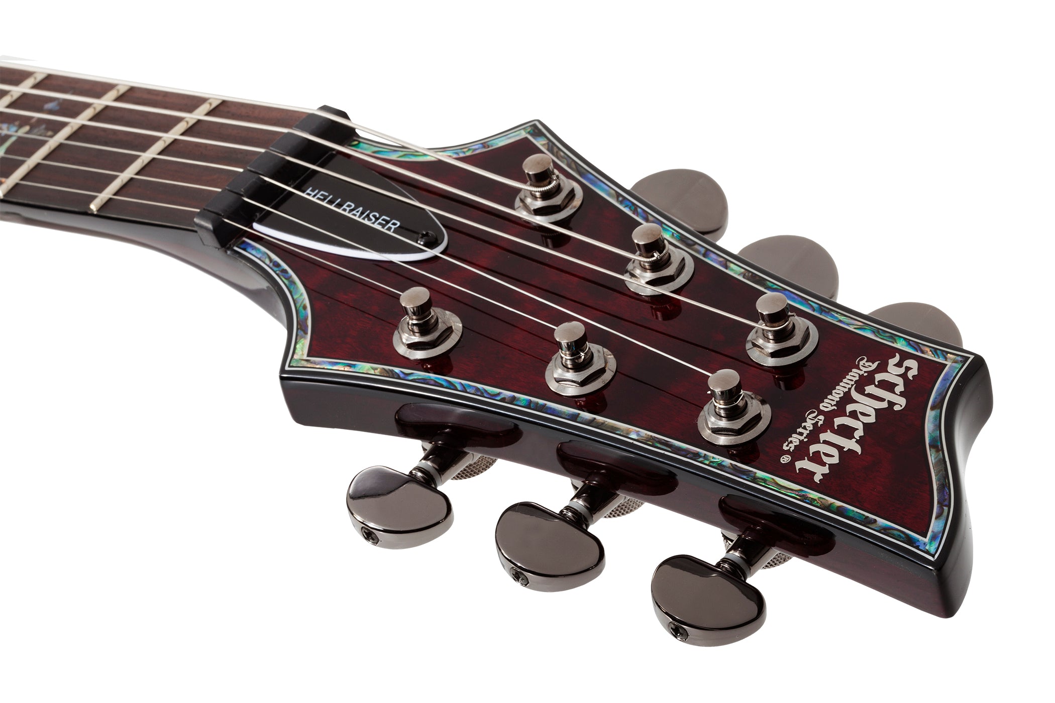 Schecter Hellraiser Series C-1-HR-BCH Black Cherry Guitar with EMG 81T —  Music
