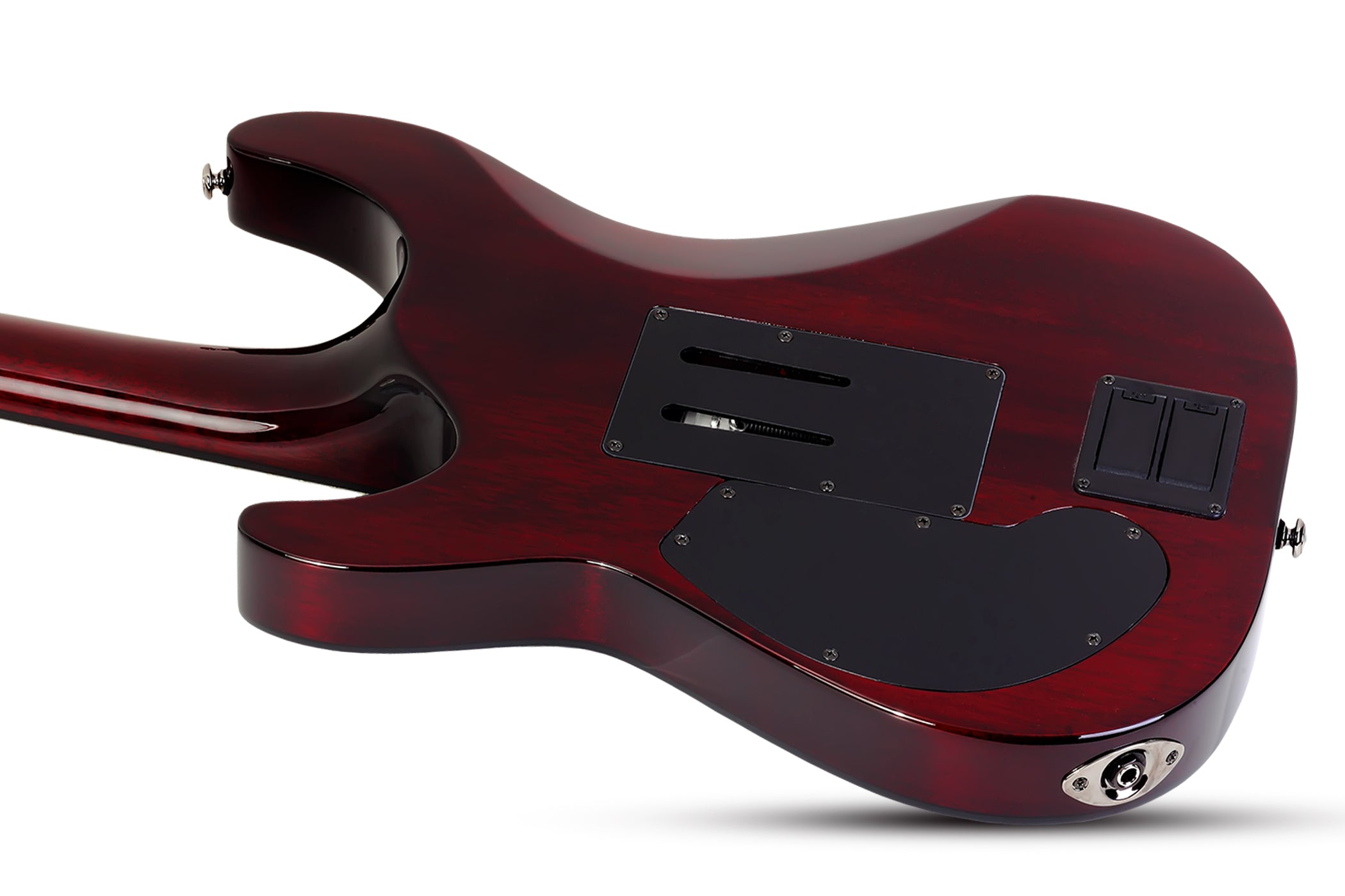 Schecter Hellraiser Series HR-C-1-FR-S-BCH Black Cherry Guitar with FR and Sustainiac and EMG 81 1826-SHC
