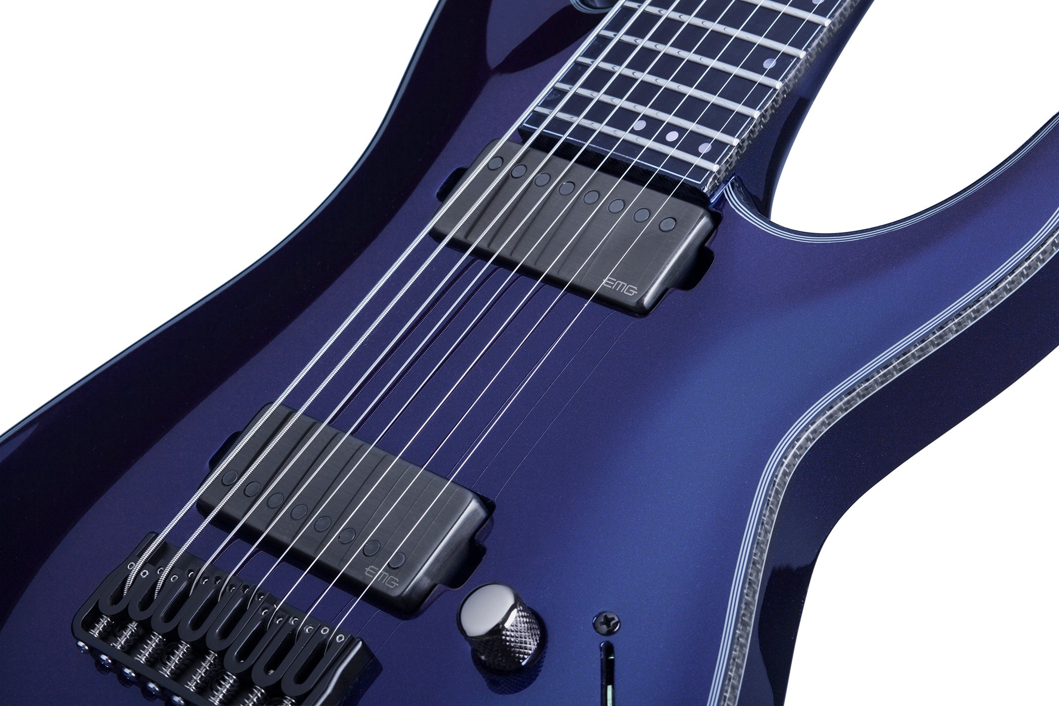 Schecter Hellraiser Hybrid HR-HYBRID-C-8-UV 8 String Electric Guitar Ultra Violet 1958-SHC